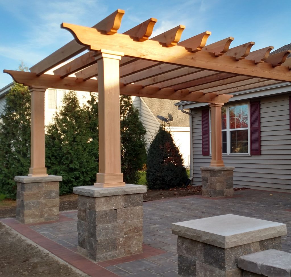 Cedar Pergola Acorn Hill Carpentry